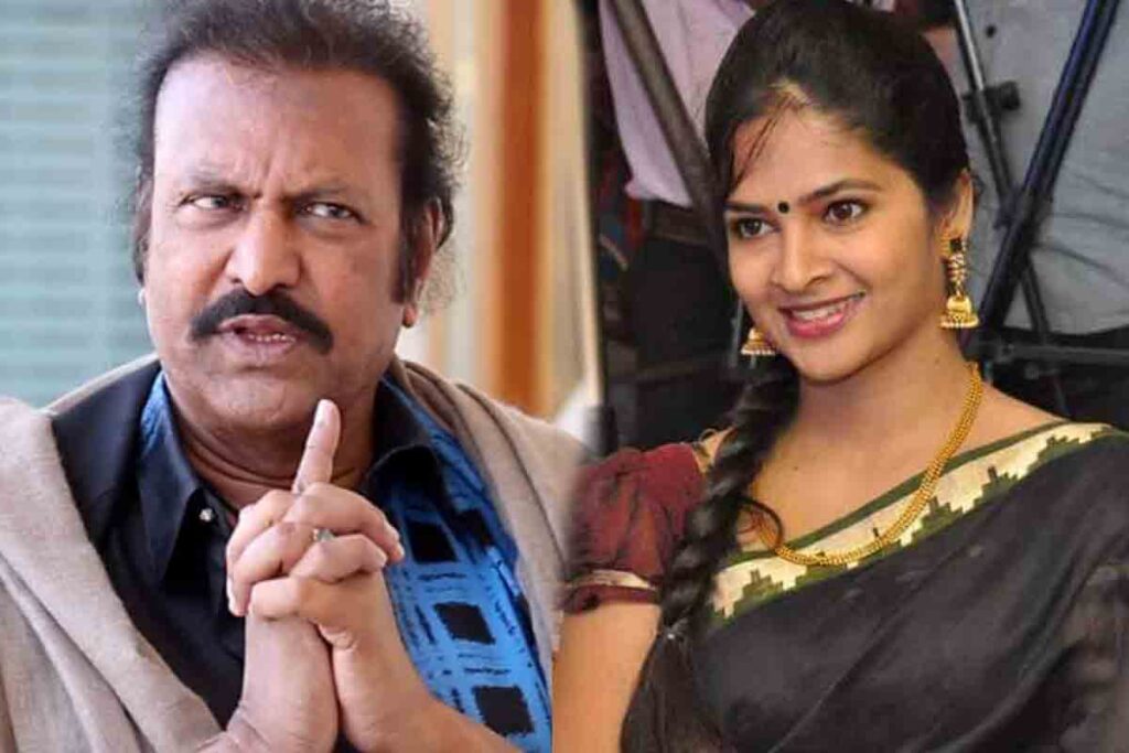 mohan babu serious on shiva balaji wife madhumitha 