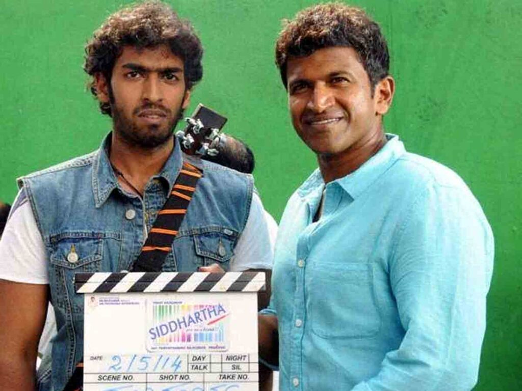 puneeth with vinay rajkumar