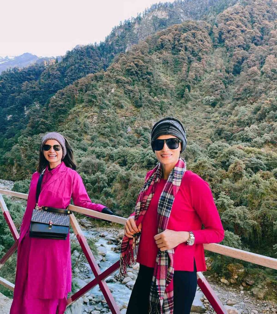 Samantha char dham yatra pics | shilpa reddy