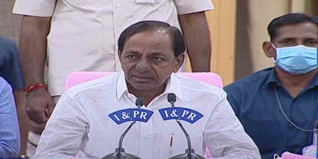 CM KCR press meet
