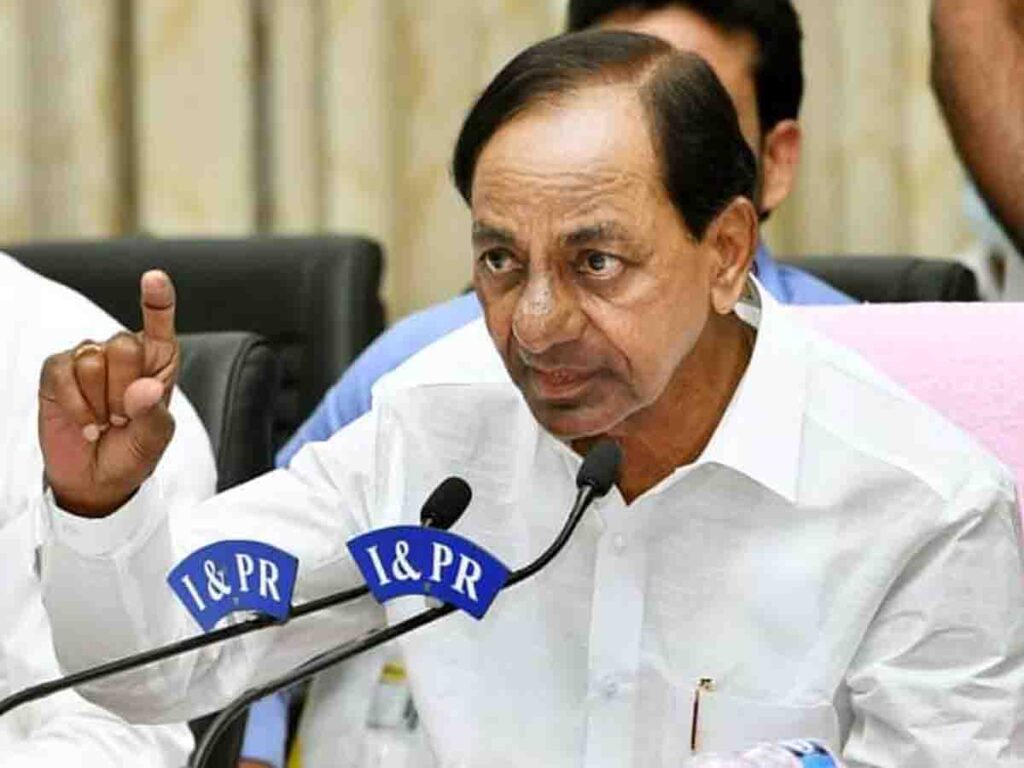 CM KCR press meet | KCR fires on bandi sanjay