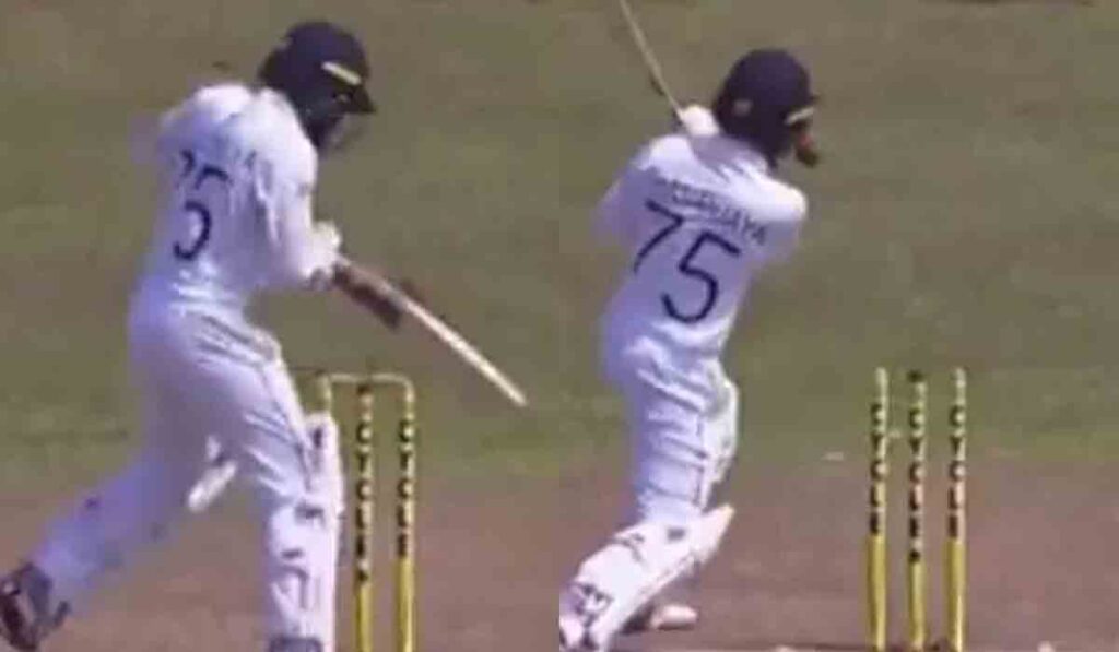 Batsmen out in Bizzare Way
